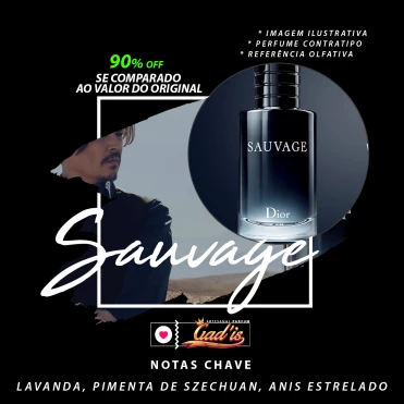 Perfume Similar Gadis 51 Inspirado em Sauvage Contratipo